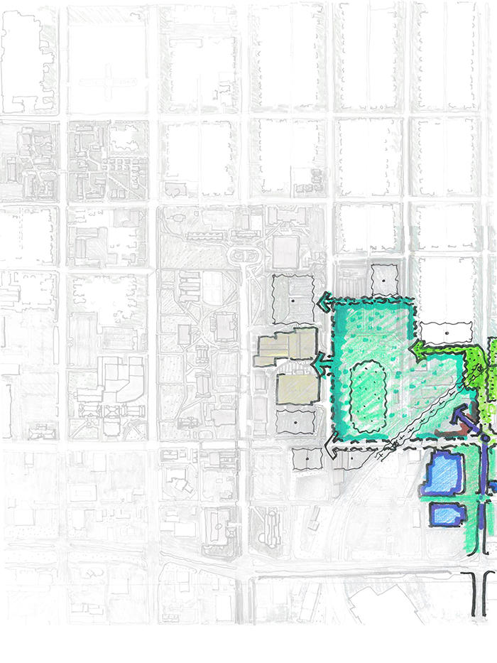 drury campus map of The East Quadrant.