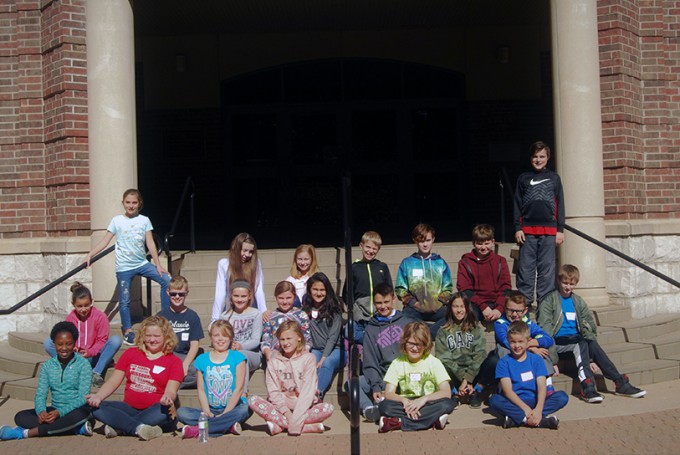 Students who participated in fallscape.
