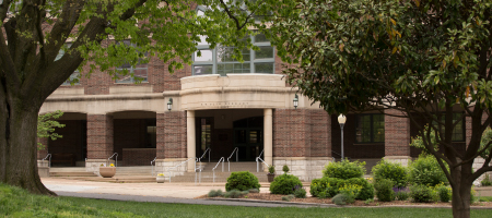 the exterior of the F.W. Olin Library.