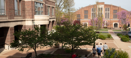 The exterior of the F.W. Olin Library.