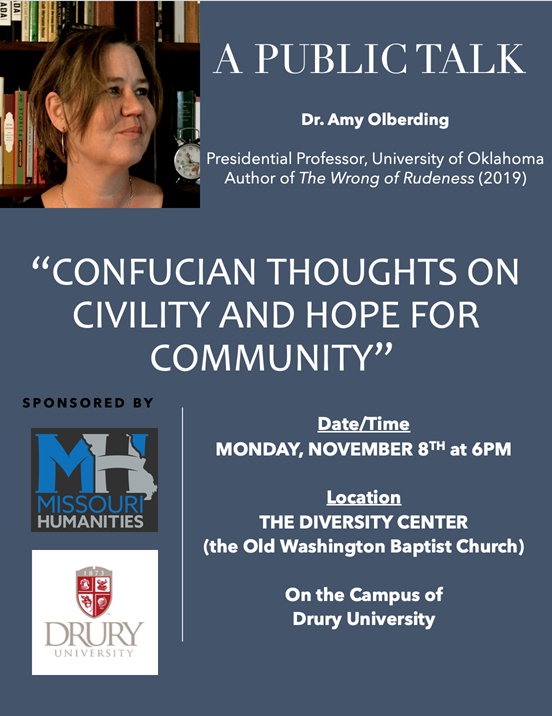 “Confucian Thoughts on Civility and Hope For Community”
