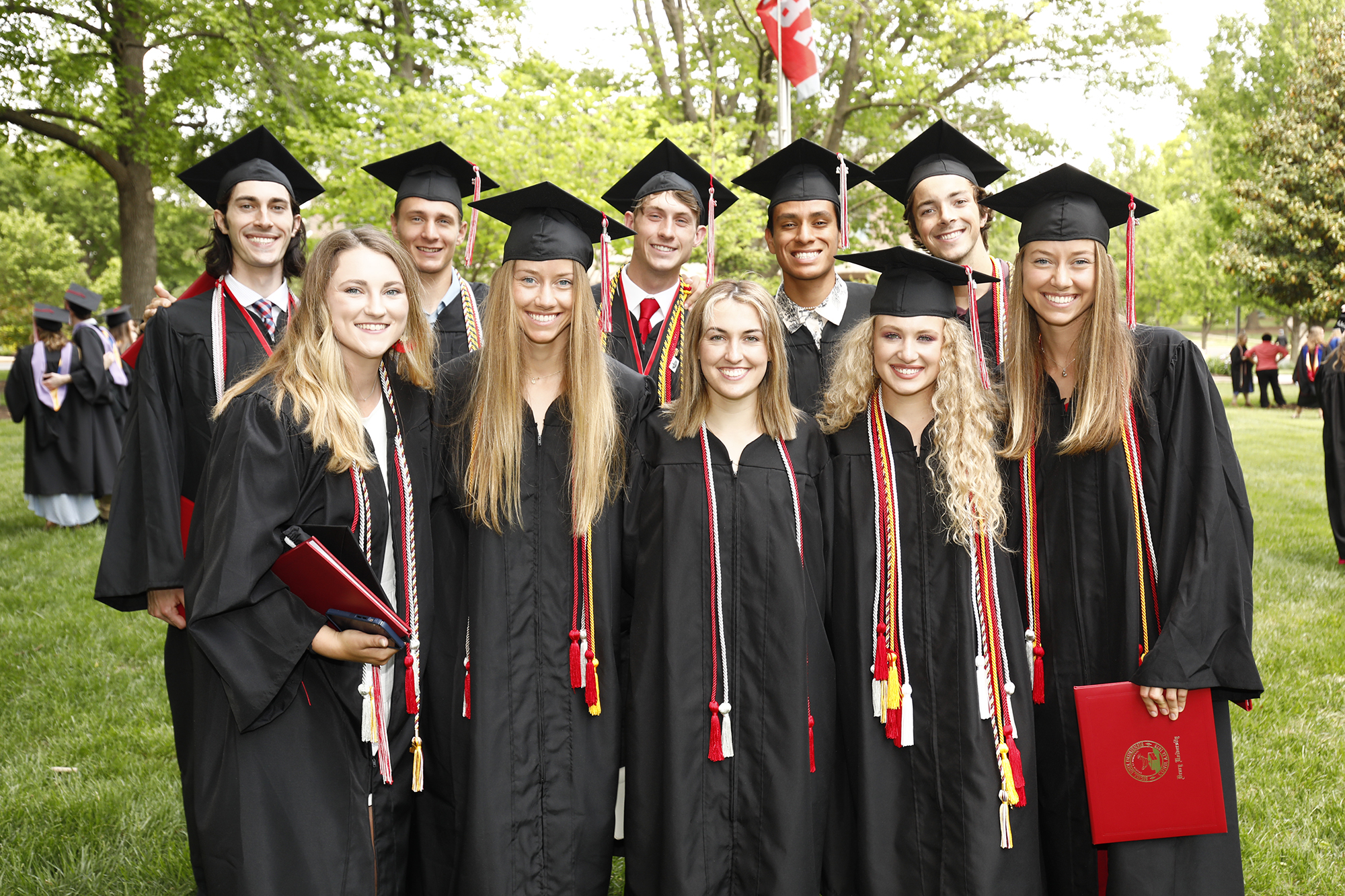 Graduates from Drury University in 2022