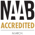 NAAB accredited, masters of Architecture
