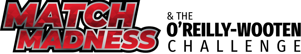 A horizontal logo wordmark for the 2026 Match Madness and O'Reilly Wooten Challenge.